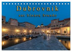 Dubrovnik zur blauen Stunde (Tischkalender 2024 DIN A5 quer), CALVENDO Monatskalender von Schneider,  Jens