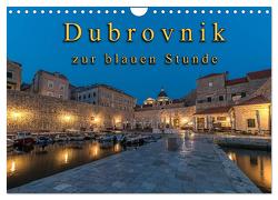 Dubrovnik zur blauen Stunde (Wandkalender 2024 DIN A4 quer), CALVENDO Monatskalender von Schneider,  Jens