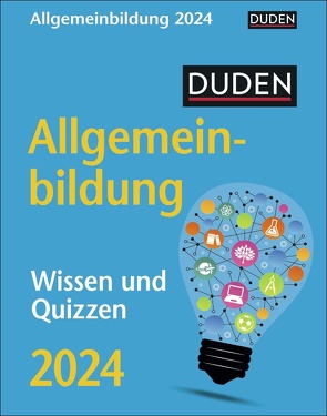 Duden Allgemeinbildung Tagesabreißkalender 2024 von Thomas Huhnold