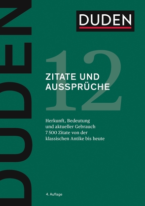 Duden – Zitate und Aussprüche von Dudenredaktion