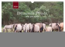 Dülmener Pferde, wild und schön (Wandkalender 2024 DIN A3 quer), CALVENDO Monatskalender von Keller,  Angelika