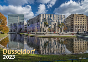 Düsseldorf 2023 Bildkalender A3 quer, spiralgebunden von Klaes,  Holger