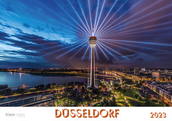 Düsseldorf 2023 Bildkalender A4 quer, spiralgebunden von Klaes,  Holger