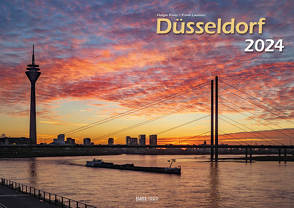 Düsseldorf 2024 Bildkalender A3 quer, spiralgebunden von Klaes,  Holger