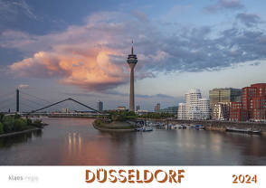 Düsseldorf 2024 Bildkalender A4 quer, spiralgebunden von Klaes,  Holger