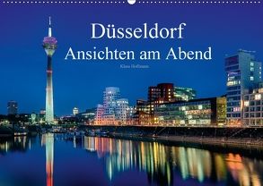 Düsseldorf – Ansichten am Abend (Wandkalender 2018 DIN A2 quer) von Hoffmann,  Klaus