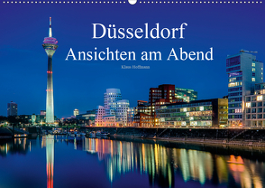 Düsseldorf – Ansichten am Abend (Wandkalender 2020 DIN A2 quer) von Hoffmann,  Klaus