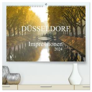 Düsseldorf Impressionen (hochwertiger Premium Wandkalender 2024 DIN A2 quer), Kunstdruck in Hochglanz von pixs:sell,  pixs:sell