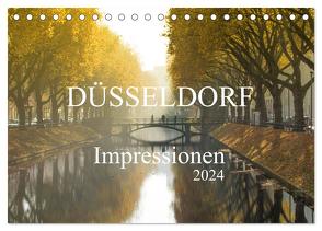Düsseldorf Impressionen (Tischkalender 2024 DIN A5 quer), CALVENDO Monatskalender von pixs:sell,  pixs:sell