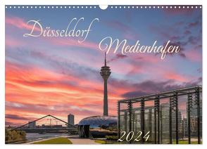 Düsseldorf Medienhafen (Wandkalender 2024 DIN A3 quer), CALVENDO Monatskalender von Weigelt,  Holger