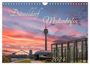 Düsseldorf Medienhafen (Wandkalender 2024 DIN A4 quer), CALVENDO Monatskalender von Weigelt,  Holger