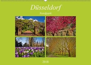 Düsseldorf Nordpark (Wandkalender 2018 DIN A2 quer) von Hackstein,  Bettina