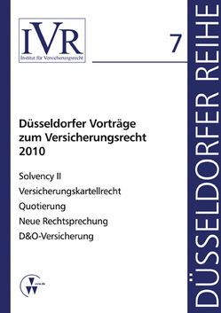 Düsseldorfer Vorträge zum Versicherungsrecht 2010 von Looschelders,  Dirk, Michael,  Lothar