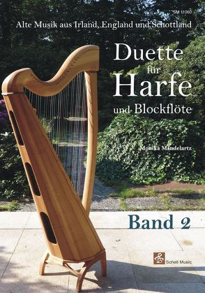 Duette für Harfe und Blockflöte Band 2 von Mandelartz,  Monika