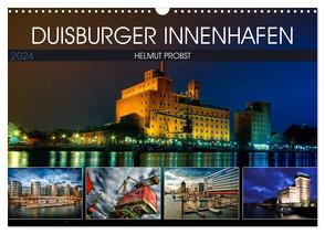 Duisburger Innenhafen (Wandkalender 2024 DIN A3 quer), CALVENDO Monatskalender von Probst,  Helmut