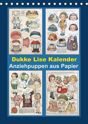 Dukke Lise Kalender – Anziehpuppen aus Papier (Tischkalender 2023 DIN A5 hoch) von Erbs,  Karen