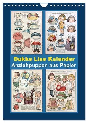 Dukke Lise Kalender – Anziehpuppen aus Papier (Wandkalender 2024 DIN A4 hoch), CALVENDO Monatskalender von Erbs,  Karen