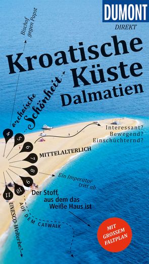 DuMont direkt Reiseführer Kroatische Küste Dalmatien von Schetar,  Daniela