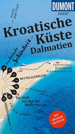 DuMont direkt Reiseführer Kroatische Küste Dalmatien von Schetar,  Daniela