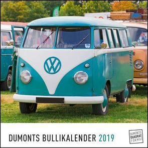 DUMONTS Bulli-Kalender 2019 – VW-Bus, Oldtimer, Retro – 24 x 24 cm im Quadratformat von DUMONT Kalenderverlag