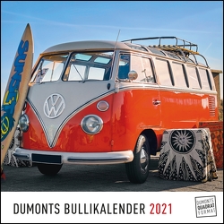 DUMONTS Bulli-Kalender 2021 – VW-Bus, Oldtimer, Retro – 24 x 24 cm im Quadratformat