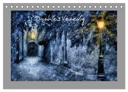 Dunkles Venedig (Tischkalender 2024 DIN A5 quer), CALVENDO Monatskalender von Wunderlich,  Simone