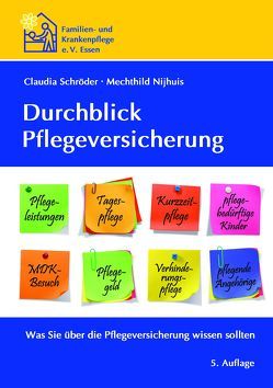 Durchblick Pflegeversicherung von Nijhuis,  Mechthild, Schroeder,  Claudia