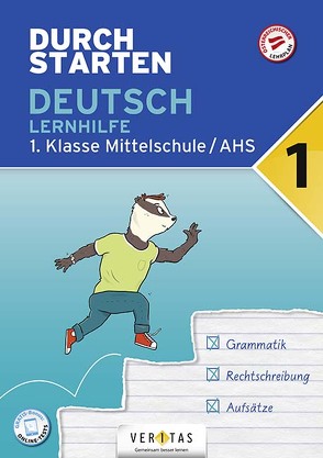Durchstarten Deutsch 1. Klasse Mittelschule/AHS Lernhilfe von Blieberger,  Gernot