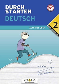 Durchstarten Deutsch 2. Klasse Mittelschule/AHS Aufsätze üben von Hofer,  Jutta