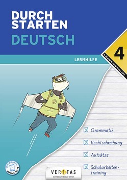 Durchstarten Deutsch 4. Klasse Mittelschule/AHS Lernhilfe von Hofer,  Jutta, Igler,  Vera