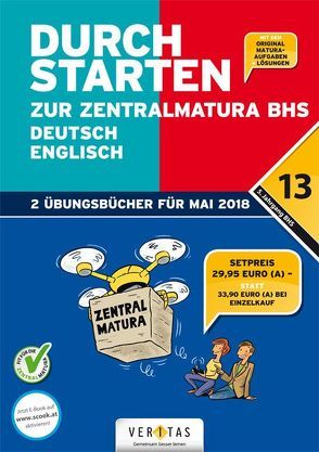 Durchstarten zur Zentralmatura 2018. SET-BHS: Deutsch, Englisch von Bergmann,  Emii, Hofer,  Jutta, Olf,  Markus, Zach,  Franz