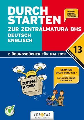 Durchstarten zur Zentralmatura 2019. SET BHS: Deutsch, Englisch von Bergmann,  Emii, Hofer,  Jutta, Zach,  Franz