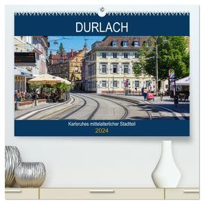 Durlach – Karlsruhes mittelalterlicher Stadtteil (hochwertiger Premium Wandkalender 2024 DIN A2 quer), Kunstdruck in Hochglanz von Bartruff,  Thomas