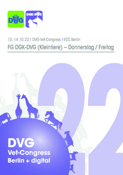 DVG Vet-Congress 2022 – Tagungsband DGK-DVG Do./Fr.