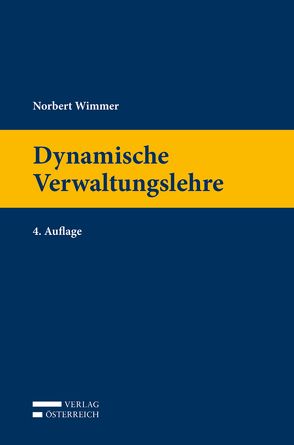 Dynamische Verwaltungslehre von Wimmer,  Norbert
