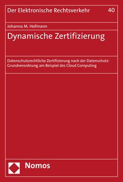 Dynamische Zertifizierung von Hofmann,  Johanna M.