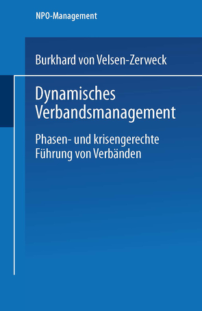 Dynamisches Verbandsmanagement von von Velsen-Zerweck,  Burkhard