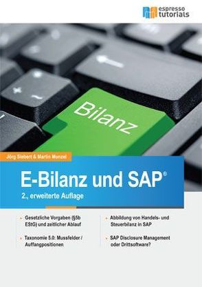 E-Bilanz und SAP® von Munzel,  Martin, Siebert,  Jörg
