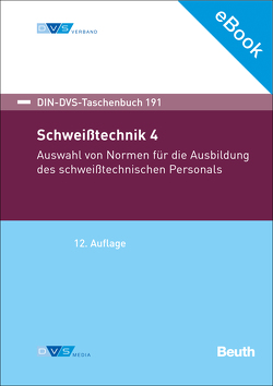 E-Book DIN-DVS Taschenbuch 191 – Schweißtechnik 4