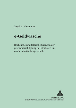 «e-Geldwäsche» von Niermann,  Stephan