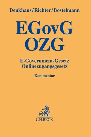 E-Government-Gesetz / Onlinezugangsgesetz von Bostelmann,  Lars, Denkhaus,  Wolfgang, Richter,  Eike