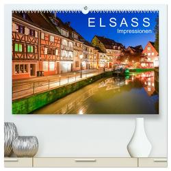 E L S A S S Impressionen (hochwertiger Premium Wandkalender 2024 DIN A2 quer), Kunstdruck in Hochglanz von Dieterich,  Werner