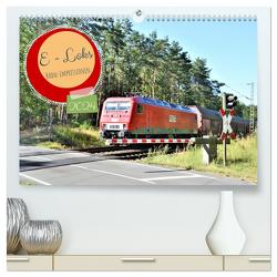 E-Loks – Bahn-Impressionen (hochwertiger Premium Wandkalender 2024 DIN A2 quer), Kunstdruck in Hochglanz von Klünder,  Günther