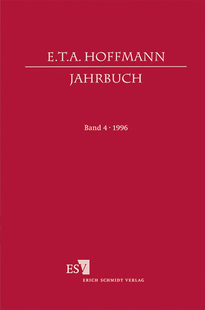 E.T.A. Hoffmann-Jahrbuch 1996 von Loquai,  Franz, Scher,  Steven Paul, Steinecke,  Hartmut