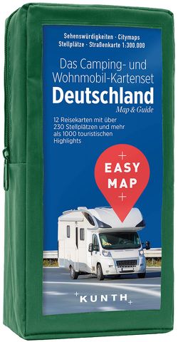 KUNTH EASY MAP Das Camping- und Wohnmobil Kartenset Deutschland 1:300.000 von KUNTH Verlag