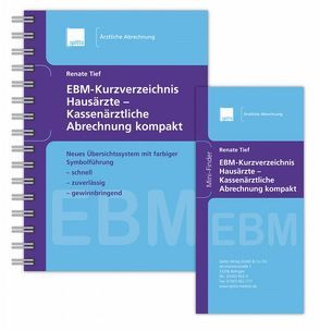 EBM-Kurzverzeichnis Hausärzte – Kassenärztliche Abrechnung kompakt von Tief,  Renate