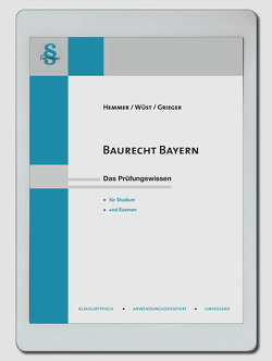 eBook Baurecht Bayern von Grieger,  Michael, Hemmer,  Karl-Edmund, Wüst,  Achim
