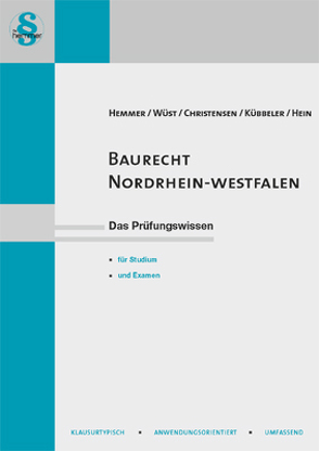 eBook Baurecht Nordrhein-Westfalen von Christensen,  Ralph, Hein,  Michael, Hemmer,  Karl-Edmund, Kübbeler, Wüst,  Achim