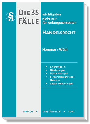 eBook Die 35 wichtigsten Faelle Strafprozessrecht (StPO) von Berberich,  Bernd, Hemmer,  Karl-Edmund, Wüst,  Achim