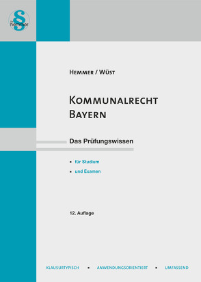 eBook Kommunalrecht Bayern von Grieger,  Michael, Hemmer,  Karl-Edmund, Wüst,  Achim